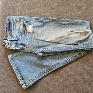 VINTAGE Low Rise Boot Cut Jeans